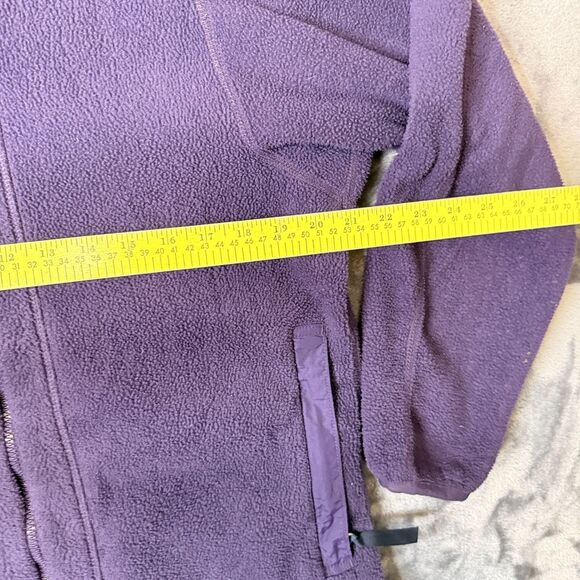 Patagonia Synchilla Womens Full-Zip Long Sleeve Size Large Purple Turtle Neck - Picture 4 of 8
